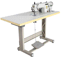 ABS Luggage cylinder bed sewing machine golf bag machine