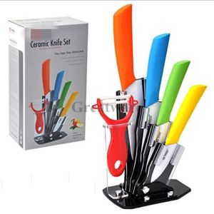 China Ceramic Cutlery Knife and Peeler Set wholesale