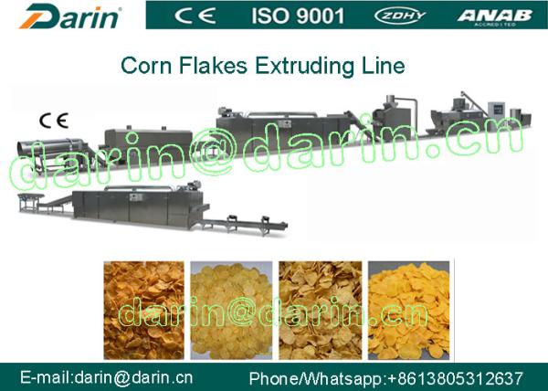 Quality Full Automation Corn Flakes Processing Machine Stable Large Capacity for sale
