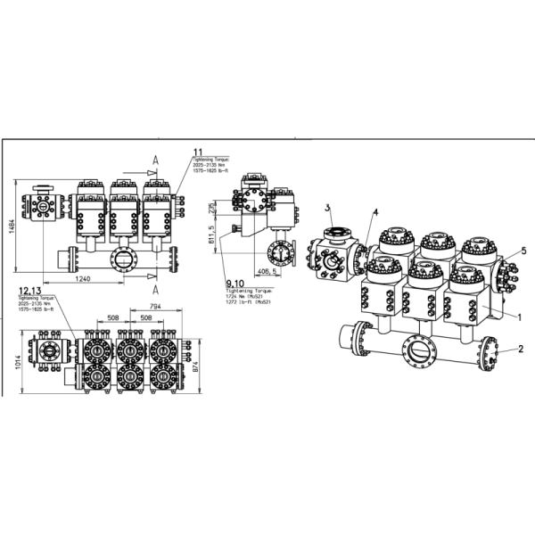 Bentec T1600AC Mud Pump Fluid End Module