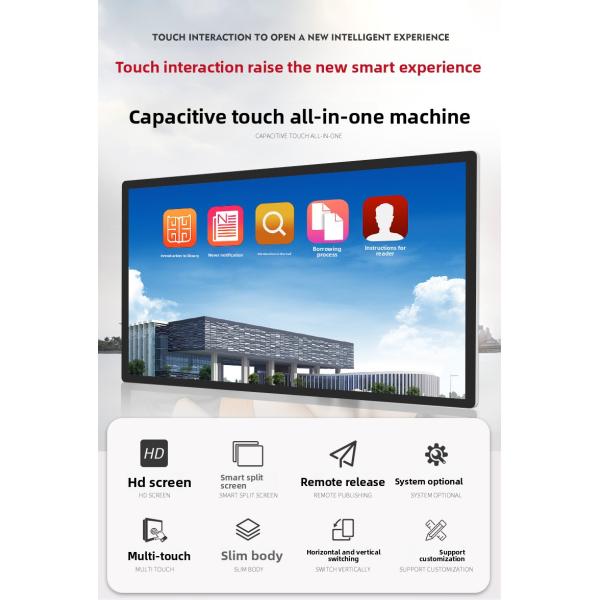 18.5'' 21.5'' 27'' Wall Mounted LCD Commercial Display Lcd Advertising Player Digital Signage for Shop,elevator,hotel Subway