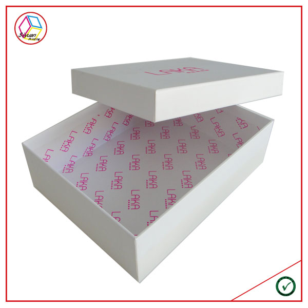 Foldable CMYK Printing Paper Cupcake Boxes Glossy Varnish