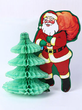 Creative paper Santa Claus tree, handmade Santa tree, customizable20CM