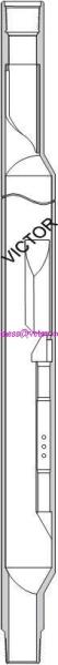 OSPM Series Oval Cross Section Side Pocket Mandrel with Various Material