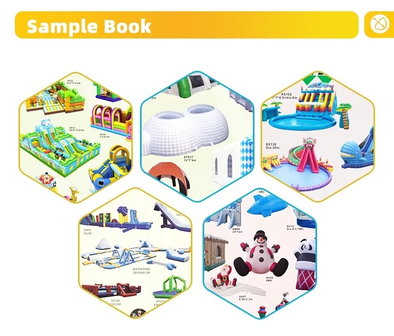 Automatic Move Inflatable Bounce House With Slide SpongeBob SquarePants Inflatable Fun City