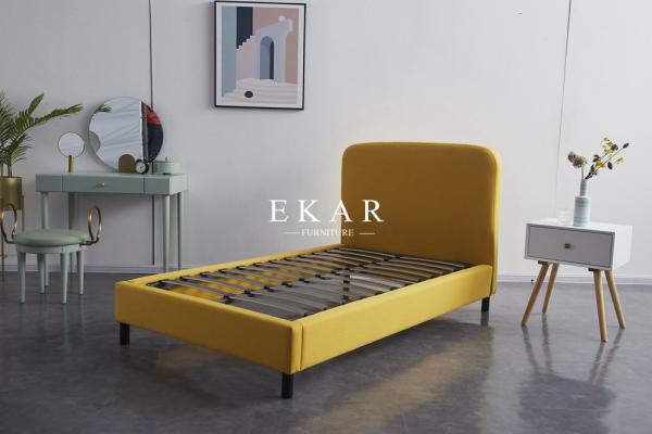 Quality Foshan Furniture Durable Size Of King Bed Fabric Chinese Wooden Bed for sale