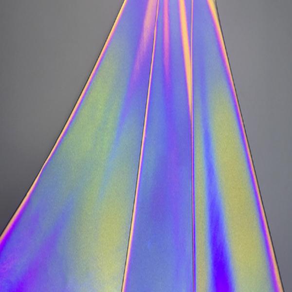 Retro Reflective Cloth Breathable Heat Reflective Fabric Material Polyester Single Side 100%