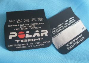 China Eco - Friendly Fabric Clothing Screen Printing Label Matt / Shinny Surface wholesale