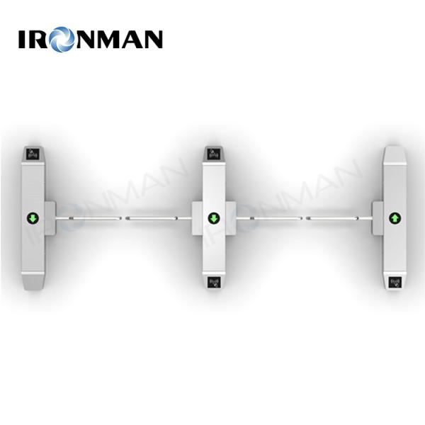 Brushless Servo Motor Anti Climbing Access Control Swing Barrier Turnstiles For Supermarket