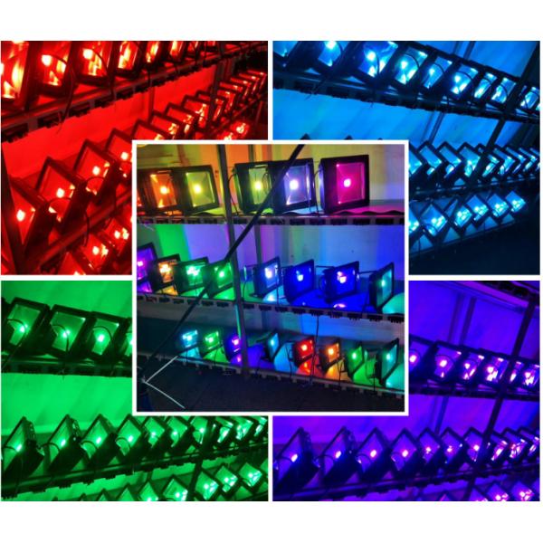10w 20w 30w Outdoor LED Flood Lights , IP65 RGB LED Flood Lights Weather Proof
