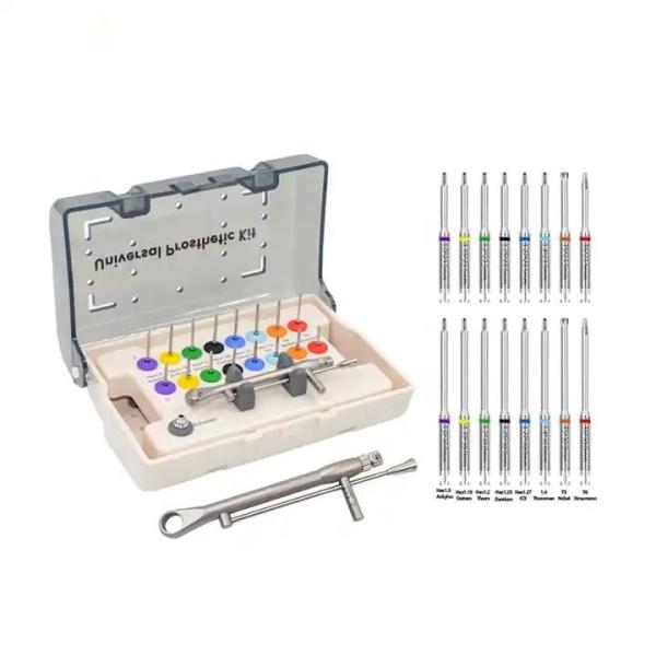 Quality Dental Implant Restoration Kit Box Torque Wrench DS100 Autoclavabl 121 Degree for sale