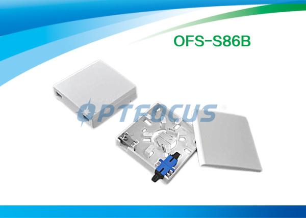 Quality Indoor Mini Fiber Termination Box Optical Socket 0.2dB 90% Working Humidity for sale