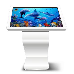 China 43 Inch Interactive Multimedia Free Standing Kiosk Tempered Glass Material on sale China 43 Inch Interactive Multimedia Free Standing Kiosk Tempered Glass Material on sale