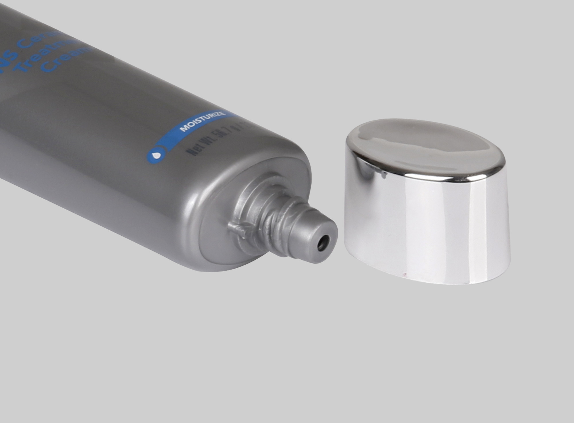 35-100ml Face Wash Tube Cosmetic Plastic Sunscreen Lotion Tube With Electroplate Screw Cap