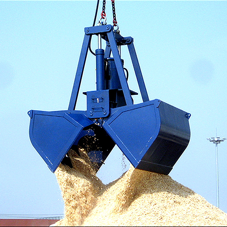 Q345 / Q235 Materials Orange Peel Hydraulic Clamshell Bucket