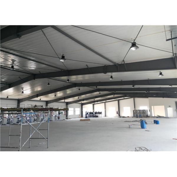 Construction design large span color coated Philippines light steel structure industrial workshop