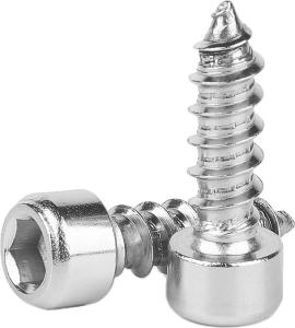 Customized Stainless Steel Head Hexagon Socket Machine Micro Screws with Thin Head