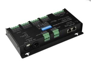 China Anti - Interference LED DMX512 Decoder Humanized Terminal Design Available 16bit 12V on sale