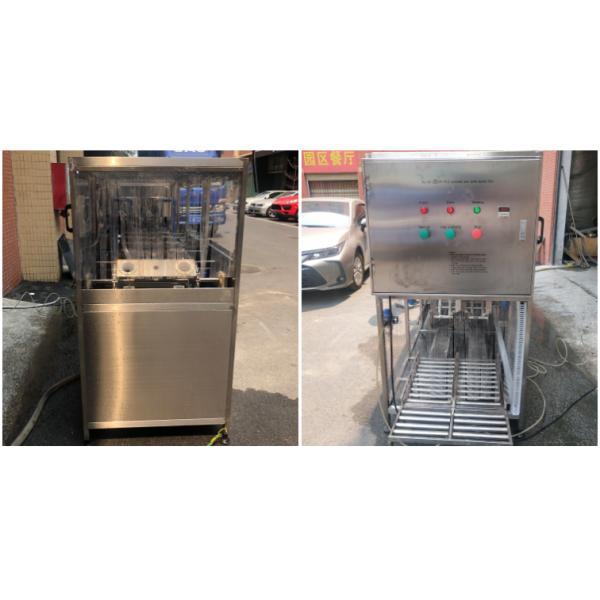200bph Semi Automatic Washing Bottle Filling Machine Double Raw 5 Gallon