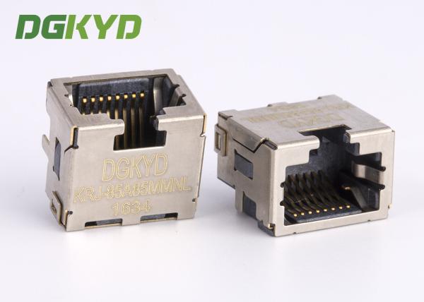Custom Shield 8p8c SMD / SMT Rj45 Keystone Jack Extra Low Profile Ethernet
