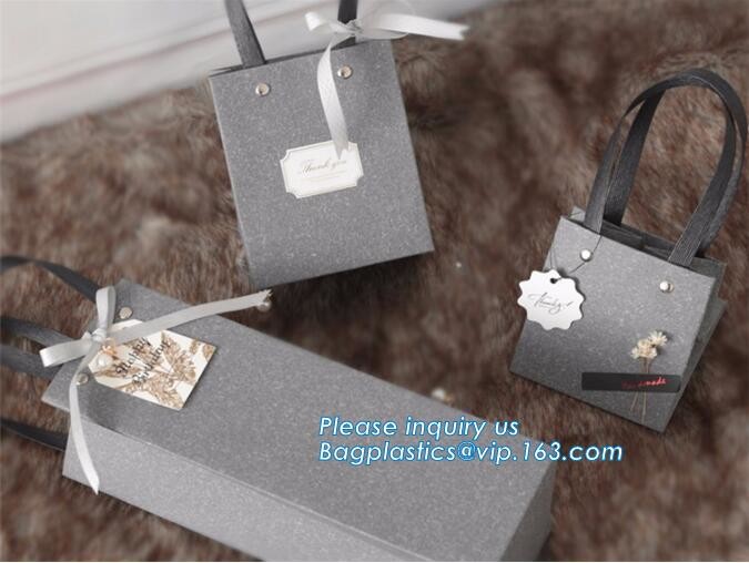 Customized Cut Printed Coated Paper Shopping Bag with Matt Lamination,rope handle custom logo printed white paper bag