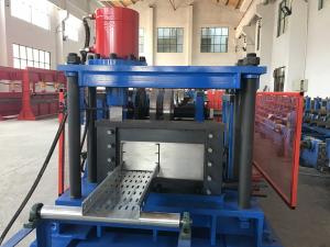 China High Speed Widith adjustable  Metal Galvanized steel Cable Tray roll forming Machine with Punching holes wholesale