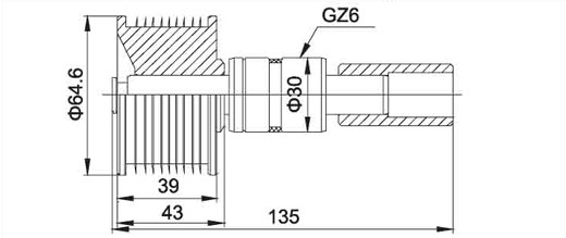 Resilient Mounting Series Open End Spinning Spare Parts For Saurer Autocoro