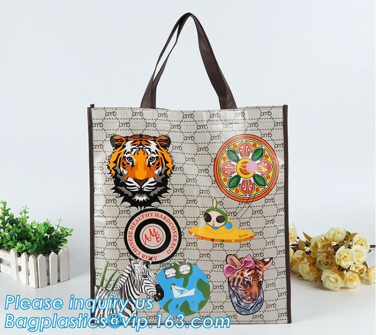 custom pp laminated non woven bags china pp woven bag hot sale in alibaba china, customized logo ready-made non woven ba