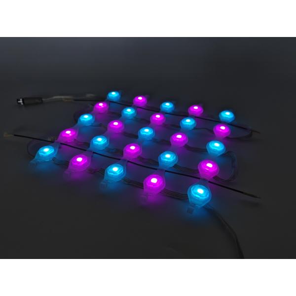 Waterproof LED Mesh Screen for Indoor Advertising Display Work Voltage DC12V