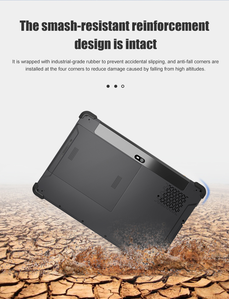 Capacitive Screen 10 inch Industrial Tablet with IP65 Waterproof and Rear 8.0MP Camera