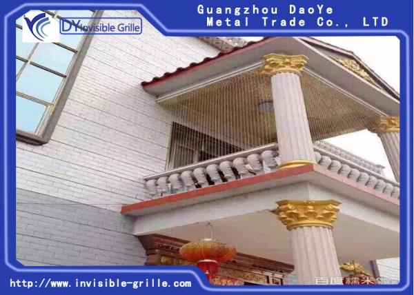 Quality Fixed Invisible Safety Grills For House Easy Fire Escape Providing Better View for sale