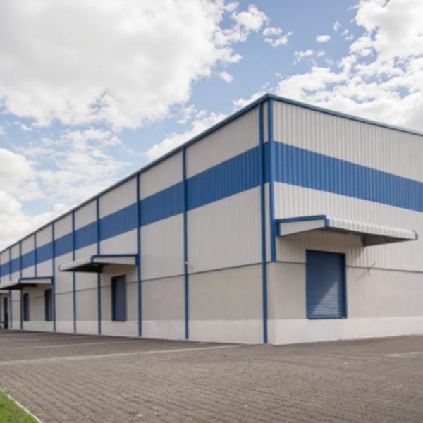 Strong Steel Structure Workshop Commercial Metal Building Construction Steel Structure