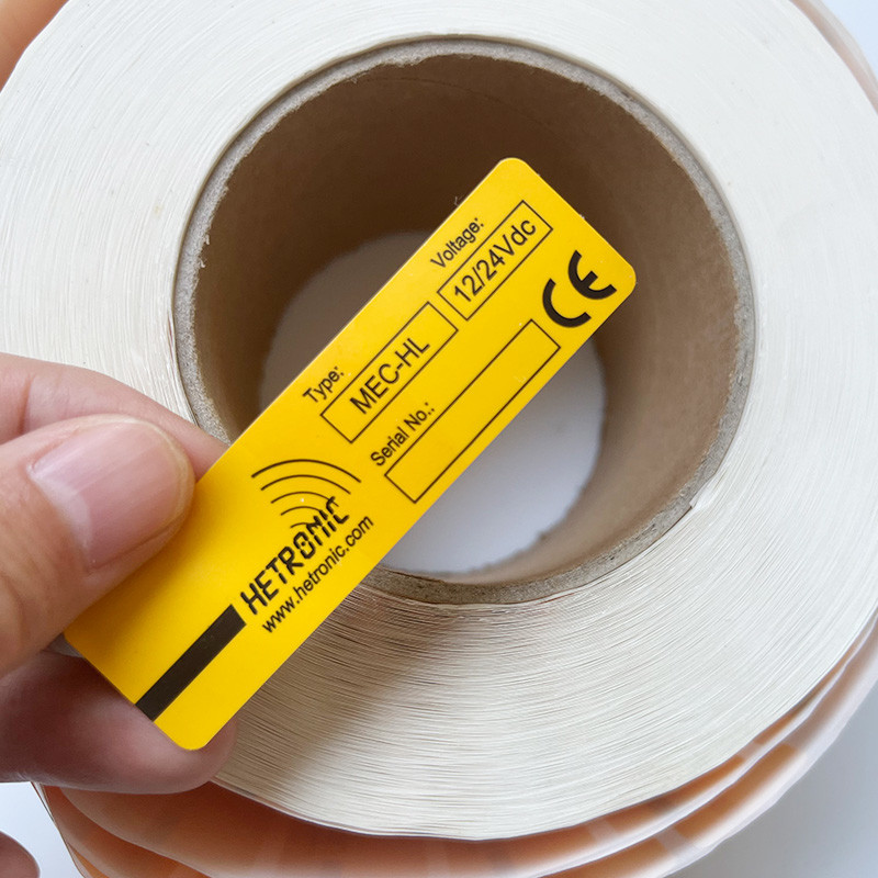 Text Image Adhesive Printing Label Stickers , Waterproof Private Label Stickers