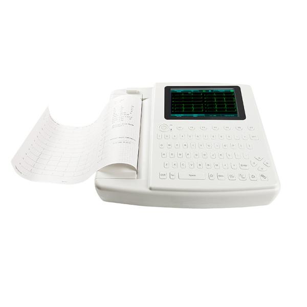 Quality 7 Inch EKG Cardiograph Machine 12 Channel ECG Machine PC ECG Software for sale