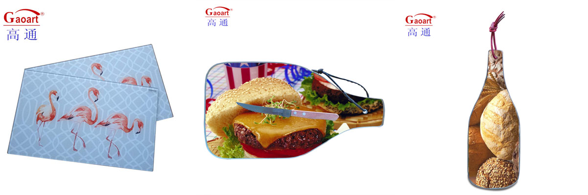 Serve in Style with White Vegetable Kitchen Tempered Glass Cutting Board With Handle