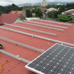 China High Rigidity Metal Solar Power Frames Pv Panel Support Frames Weather Proof wholesale
