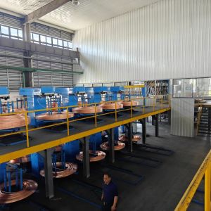 China Copper Continuous Casting Machine for Tin Phosphors Bronze Strip Billet Production and Precisio wholesale