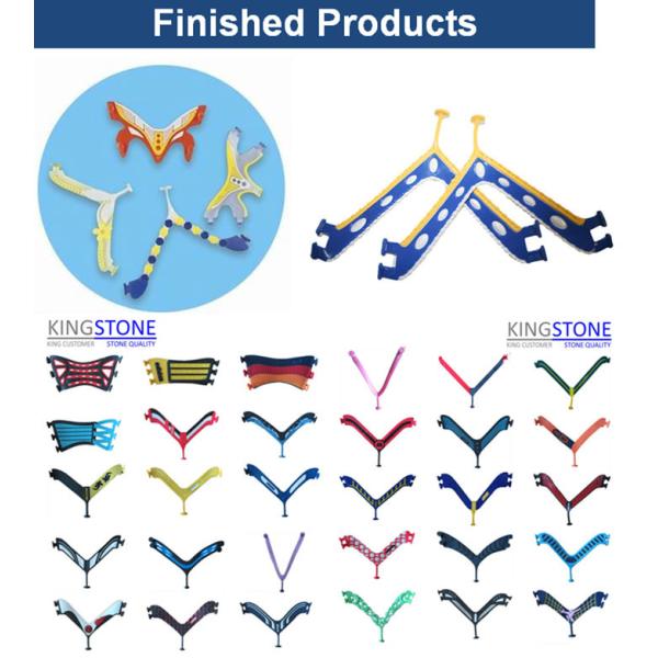 100-150 Pairs Per Hour Slipper Making Machine For Flip Flops Upper / Straps
