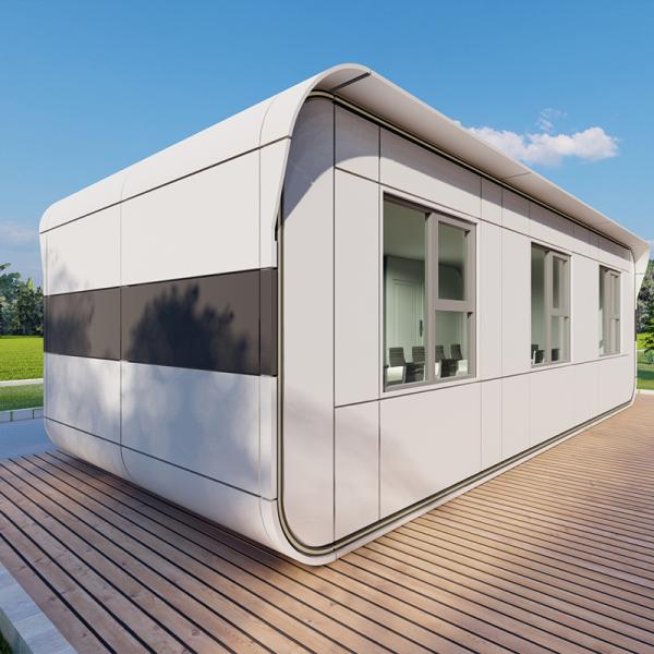 3D Model Design and Air Conditioning Space Capsule House for Project Solution with Waterproof Performance