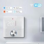 Smart Thermostat With 16A And 0.5℃ Temperature Control Accuracy WiFi Touch LED