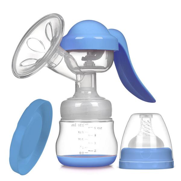 Quality Manual Baby Breast Pump Portable With Clean Cap Easy To Pump for sale