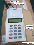 300mA RFID QR Code Scanner 12Mbps Contactless Card Reader