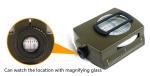 Outdoor BK00923 Special Professional Metal Tactical Compass with Multifunctional