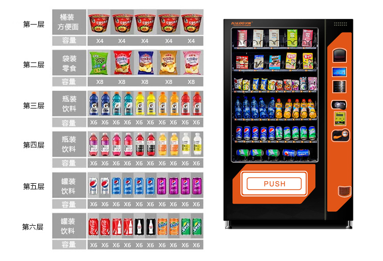 Water Bottle Vending Machine Coca Cola Vending Machine
