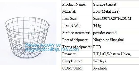 Home kitchen 3 tiers fruits vegetables storage metal wire hanging fruit Basket, Home storage modern design metal mesh we