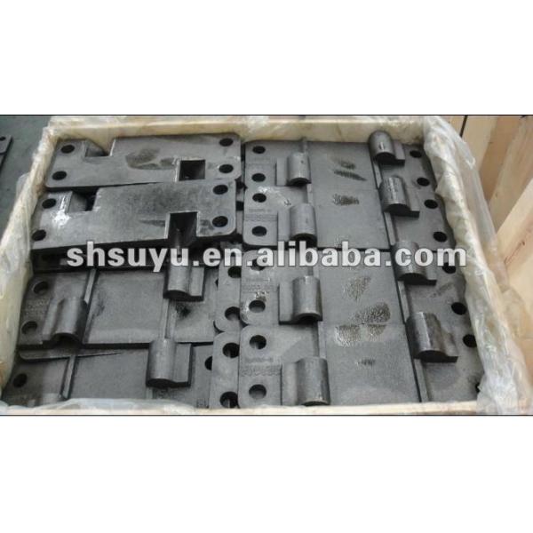 Strength Carbon steel Plain Railroad Tie Plate For Railway Fasteners