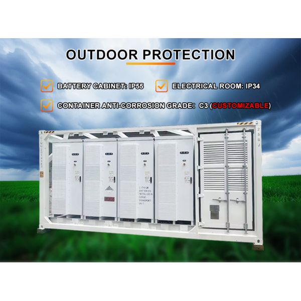 Containerized LiFePO4 BESS with Automatic Fire Fighting and Smart Temp Control