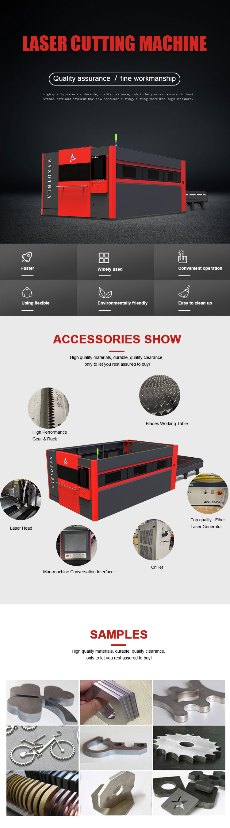 Raycus IPG Laser Source 6000W 8KW 20KW Exchange Table Fiber Laser Cutting Machine