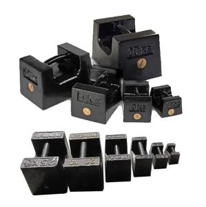 China Weighing 50LB Mass Comparator Cast Iron Block Weights Calibration Test Crane Counterweights wholesale