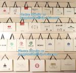 Customized Cut Printed Coated Paper Shopping Bag with Matt Lamination,rope